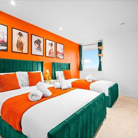 Spacious 2 Bed Apt B'Ham Cc With Parking Sleeps 7 バーミンガム エクステリア 写真