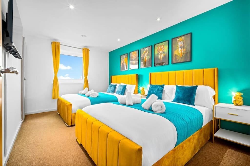 Spacious 2 Bed Apt B'Ham Cc With Parking Sleeps 7 バーミンガム エクステリア 写真
